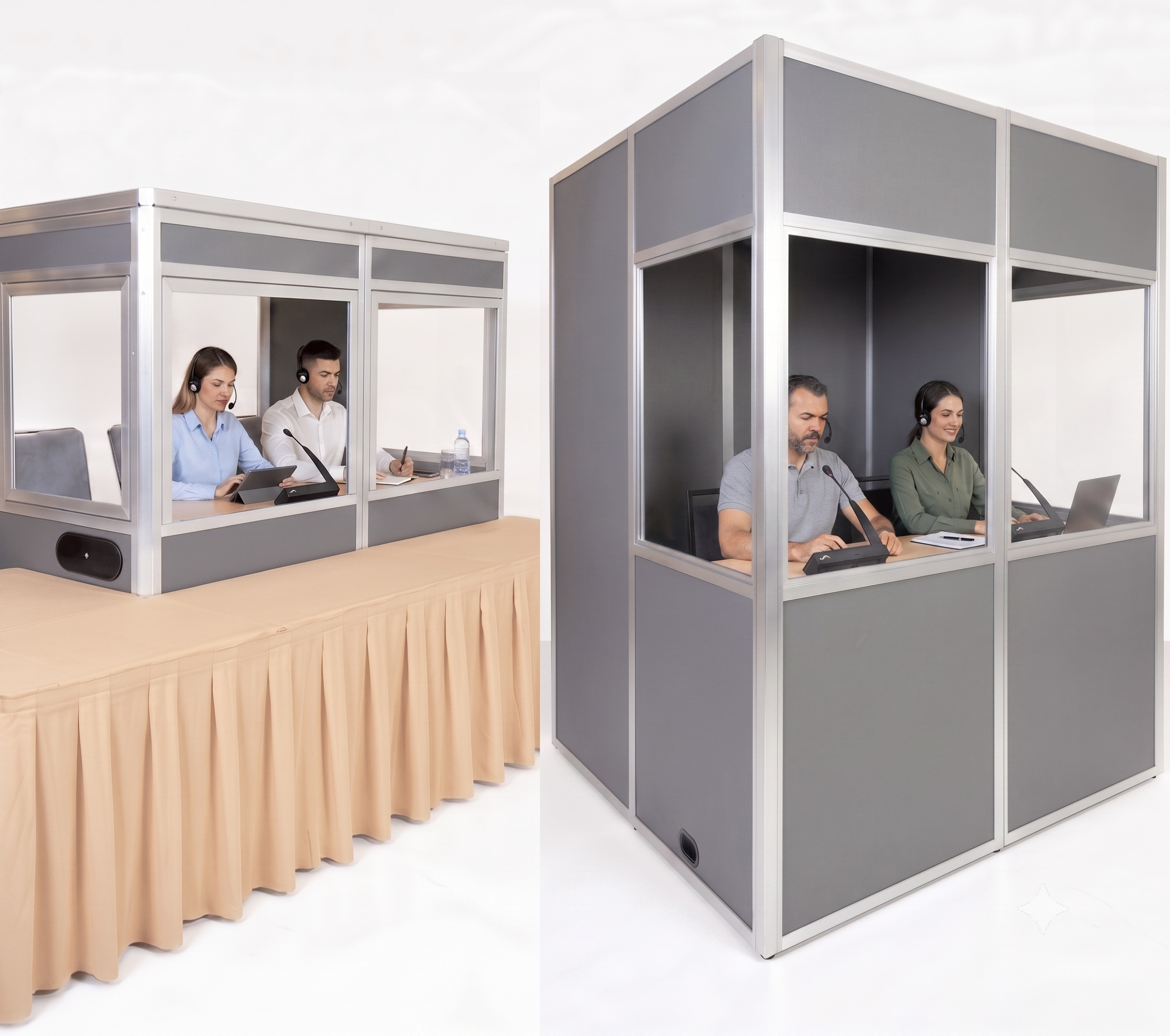 Interpretation booths